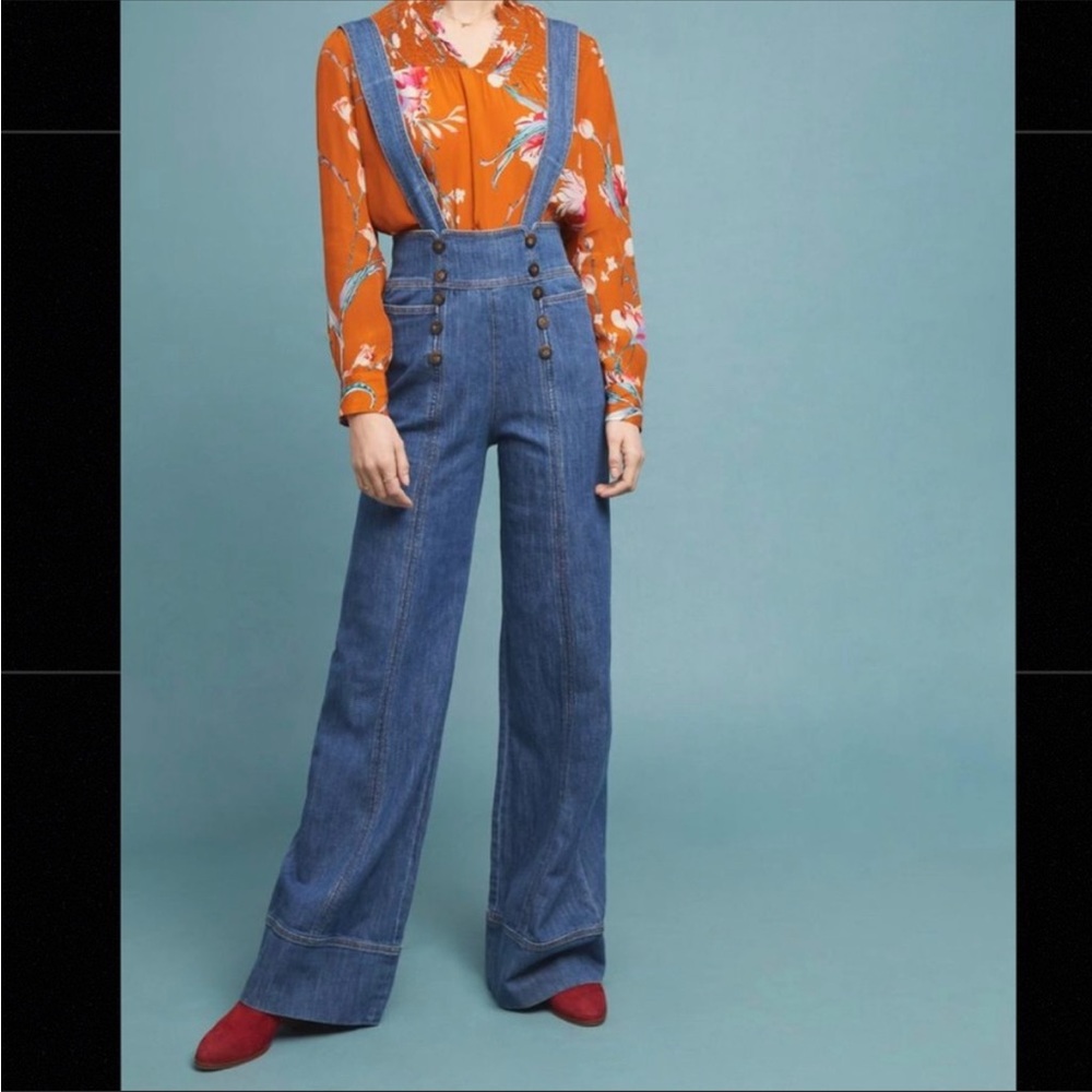 Pilcro and the Letterpress button overalls